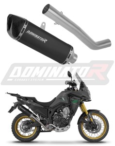 Rieju Aventura 500 2023 - 2026 kipufogó dob HP6 BLACK + dB killer