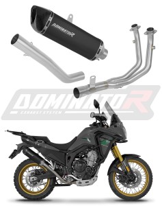 Rieju Aventura 500 2023 - 2026 Teljes rendszer Leömlő kipufogó HP6 BLACK dob + dB killer