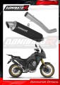 exhaust muffler DOMINATOR GPF BLACK fits the motorcycle Rieju Aventura 500 2023   2026 2