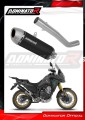 DOMINATOR S6 FEKETE kipufogó dob, amely illeszkedik a Rieju Aventura 500 2023 - 2026 motorkerékpárhoz 2