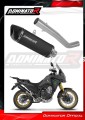 DOMINATOR HP6 FEKETE kipufogó dob, amely illeszkedik a Rieju Aventura 500 2023 - 2026 motorkerékpárhoz 2