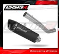 DOMINATOR HP6 FEKETE kipufogó dob, amely illeszkedik a Rieju Aventura 500 2023 - 2026 motorkerékpárhoz 3
