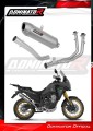 complete exhaust system with muffler DOMINATOR Full System S6 fits the motorcycle Rieju Aventura 500 2023   2026 2