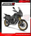 complete exhaust system with muffler DOMINATOR Full System S6 BLACK fits the motorcycle Rieju Aventura 500 2023   2026 6