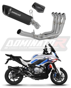 BMW S1000XR 2020 - 2026 Teljes rendszer Leömlő kipufogó kipufogódob HP6 FEKETE + dB killer