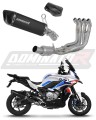 komplett kipufogórendszer DOMINATOR Full System HP6 FEKETE EX dobbal, amely a BMW S1000XR 2020 - 2026 motorkerékpárhoz illik