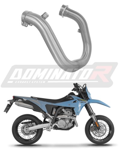 DOMINATOR kipufogó leömlő, amely illeszkedik a Suzuki DR-Z4SM / DR-Z4S 2025 - 2026 motorkerékpárhoz