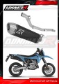 exhaust muffler DOMINATOR S6 BLACK fits the motorcycle Suzuki DR Z4SM / DR Z4S 2025   2026 2
