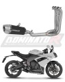 complete exhaust system with muffler DOMINATOR Full System S3 BLACK fits to Triumph Daytona 660 2024  2026