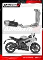 complete exhaust system with muffler DOMINATOR Full System S3 BLACK fits the motorcycle Triumph Daytona 660 2024   2026 2