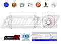 DOMINATOR GP1 kipufogó dob, amely illeszkedik a Yamaha FZS FAZER 600 1998 - 2003 motorkerékpárhoz 2