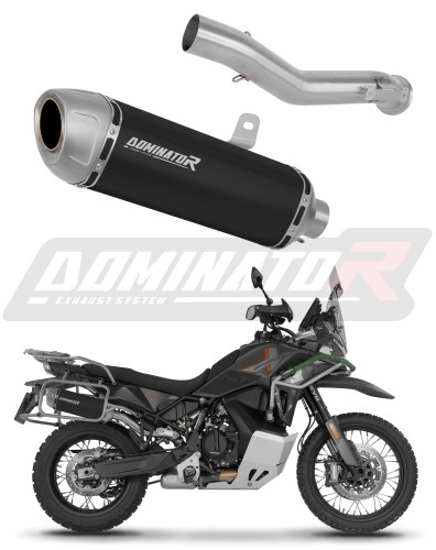 DOMINATOR S6 FEKETE kipufogó dob CF MOTO 1000 MT-X 2026 motorkerékpárhoz