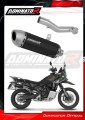 exhaust muffler DOMINATOR S6 BLACK fits the motorcycle CF MOTO 1000 MT X 2026  2