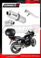 DOMINATOR kipufogó Homologált Ovális hangtompító a GSX 750 INAZUMA 1998 - 2003 motorkerékpárhoz 3