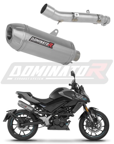 DOMINATOR S3 kipufogó dob, amely illeszkedik a CF MOTO 125 NK 2025 - 2026 motorkerékpárhoz