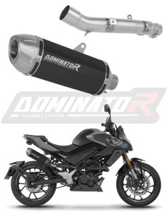 CF MOTO 125 NK 2025 - 2026 kipufogó dob S3 BLACK + dB killer