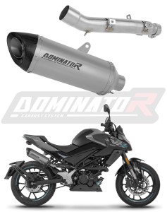 CF MOTO 125 NK 2025 - 2026 kipufogó titán dob HP8 + dB killer