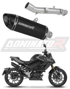 CF MOTO 125 NK 2025 - 2026 kipufogó dob HP8 BLACK + dB killer