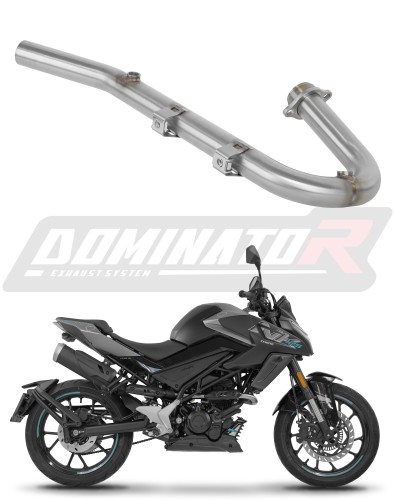 exhaust manifold header DOMINATOR  fits the motorcycle CF MOTO 125 NK 2025   2026