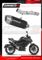 exhaust muffler DOMINATOR S3 BLACK fits the motorcycle CF MOTO 125 NK 2025   2026  2