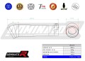 DOMINATOR GP2 kipufogó hangtompító, amely illeszkedik a Honda CB 500 F 2013 - 2015 motorkerékpárhoz 2