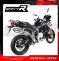 exhaust muffler DOMINATOR homologated road legal ROUND fits to F850GS 2016  2020 2