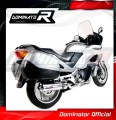 exhaust muffler DOMINATOR ROUND fits the motorcycle Honda NT 650 V DEAUVILLE RC47 1998   2005 3