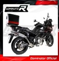 DOMINATOR Kerek kipufogó hangtompító, amely illeszkedik a Suzuki DL 650 V Strom 2007 - 2011 motorkerékpárhoz 2