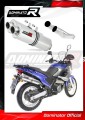 exhaust muffler DOMINATOR oval fits the motorcycle Aprilia Pegaso 650 2001   2004