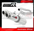 exhaust muffler DOMINATOR ROUND fits the motorcycle Honda CBR 1000F DUAL 1988   2000