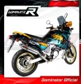 exhaust muffler DOMINATOR ROUND fits the motorcycle Honda XRV 750 AFRICA TWIN RD07 1993   1995 3