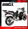 exhaust muffler DOMINATOR oval fits the motorcycle Yamaha BT 1100 BULLDOG 2001   2007 3