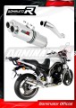 exhaust muffler DOMINATOR oval fits the motorcycle Yamaha BT 1100 BULLDOG 2001   2007