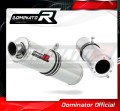 exhaust muffler DOMINATOR ROUND fits the motorcycle Honda CBR 929 2000   2001