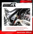 exhaust muffler DOMINATOR HP1 fits the motorcycle Yamaha XT 660 X 2004   2016 5