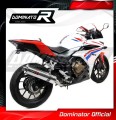 exhaust muffler DOMINATOR ROUND fits to Honda CBR 500 R 2016  2024 3