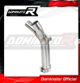 decat mid muffler DOMINATOR Mid Pipe fits to YZF R1 1000 RN12 2004  2006 4