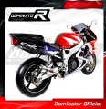 DOMINATOR GP1 kipufogó dob, amely illeszkedik a Honda CBR 900RR Fireblade SC33 1996 - 1999 motorkerékpárhoz 3