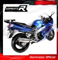 DOMINATOR kerek kipufogó dob, amely illeszkedik a Kawasaki ZZR 1200 2002 - 2005 motorkerékpárhoz 3