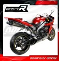 decat mid muffler DOMINATOR Mid Pipe fits to YZF R1 1000 RN12 2004  2006 5