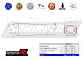 exhaust muffler DOMINATOR GP2 fits the motorcycle Honda CBR 1000F DUAL 1988   2000 2