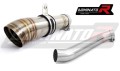 exhaust muffler DOMINATOR GP2 fits the motorcycle Aprilia Tuono V4 R APRC 2011   2014