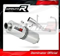 kompletny układ wydechowy z tłumikiem DOMINATOR Full System Owalny pasujący do motocykla Yamaha YBR 125 2009 - 2018 2
