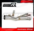 decat mid muffler DOMINATOR Mid Pipe fits to YZF R6 2017  2023