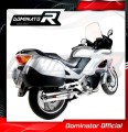 exhaust muffler DOMINATOR oval fits the motorcycle Honda NT 650 V DEAUVILLE RC47 1998   2005 3