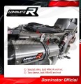 exhaust muffler DOMINATOR HP1 fits to Aprilia DORSODURO 900 2017  2020 3