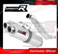 exhaust muffler DOMINATOR oval fits the motorcycle Yamaha XT 660 R 2004   2016 2