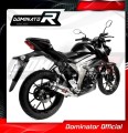 komplett kipufogórendszer DOMINATOR Full System GP1 dobbal, Suzuki GSX S 125 2017 - 2019 motorkerékpárhoz 3