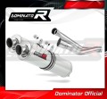 exhaust muffler DOMINATOR ROUND fits the motorcycle Aprilia Pegaso 650 GA 1992   1996 2