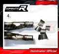DOMINATOR Mid Pipe decat középdob S1000RR 2012 - 2014 motorkerékpárhoz 5